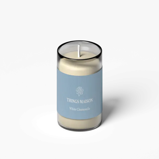 White Chamomile Scented Candle